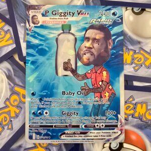 P Giggity Pokemon Card - Puff Daddy - quagmire/p ditty